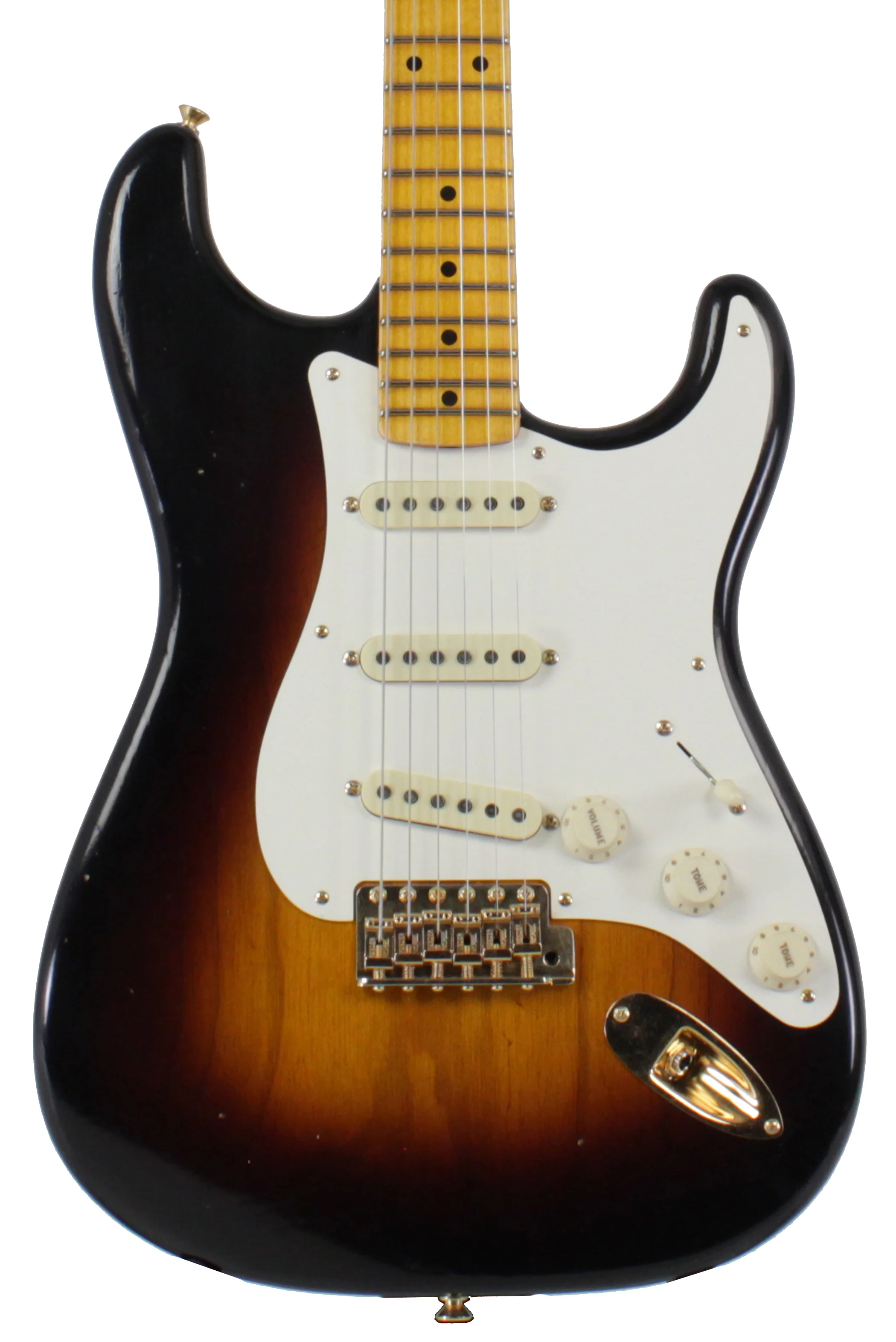 Fender Custom Shop 57 Vintage Custom Relic Strat Guitar, Wide Fade 2TS - Image 5