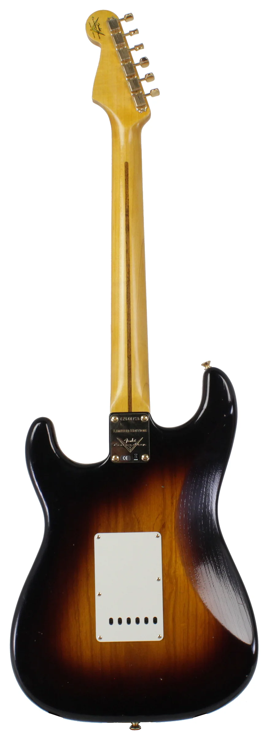 Fender Custom Shop 57 Vintage Custom Relic Strat Guitar, Wide Fade 2TS - Image 7