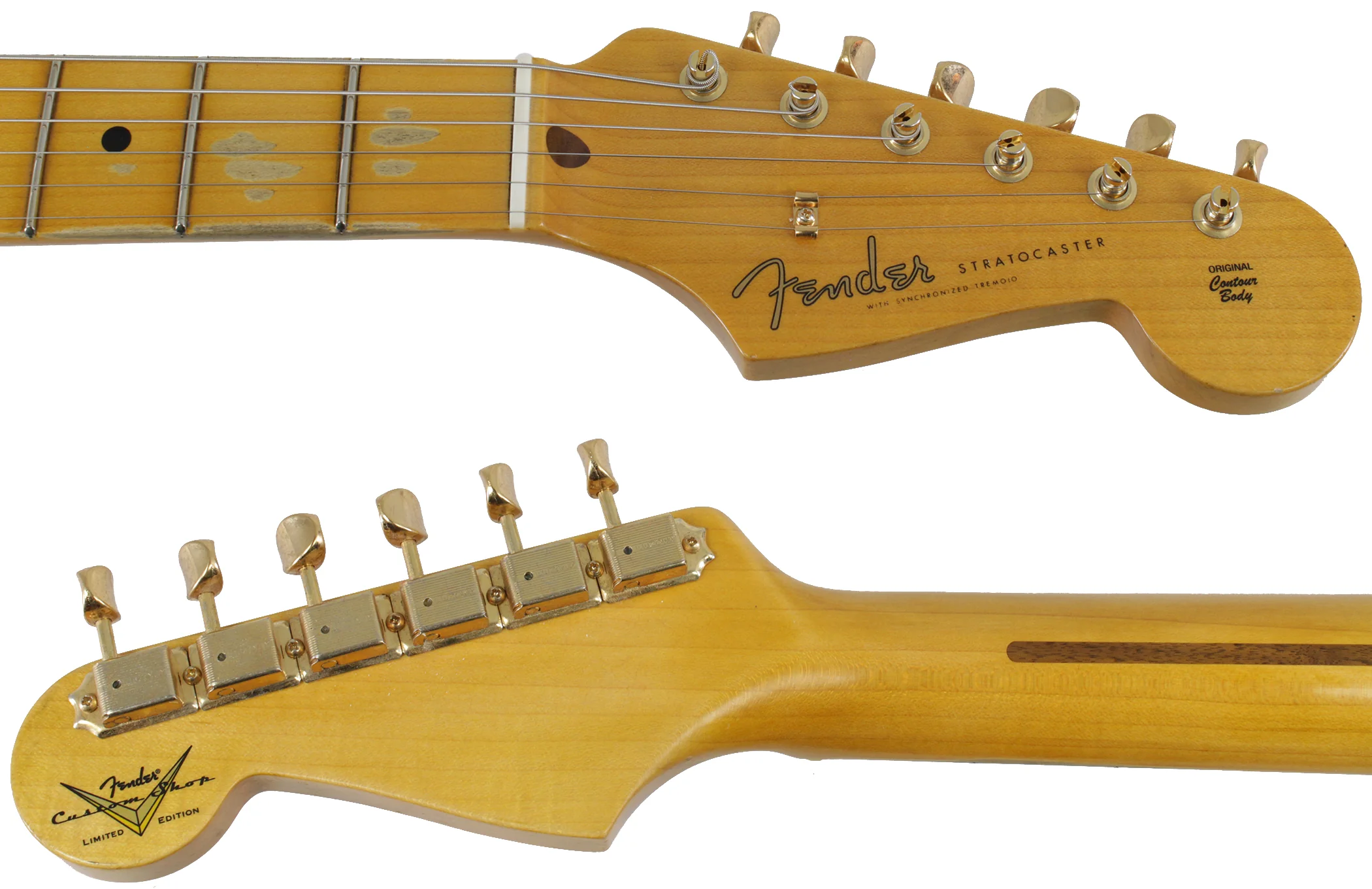 Fender Custom Shop 57 Vintage Custom Relic Strat Guitar, Wide Fade 2TS - Image 8