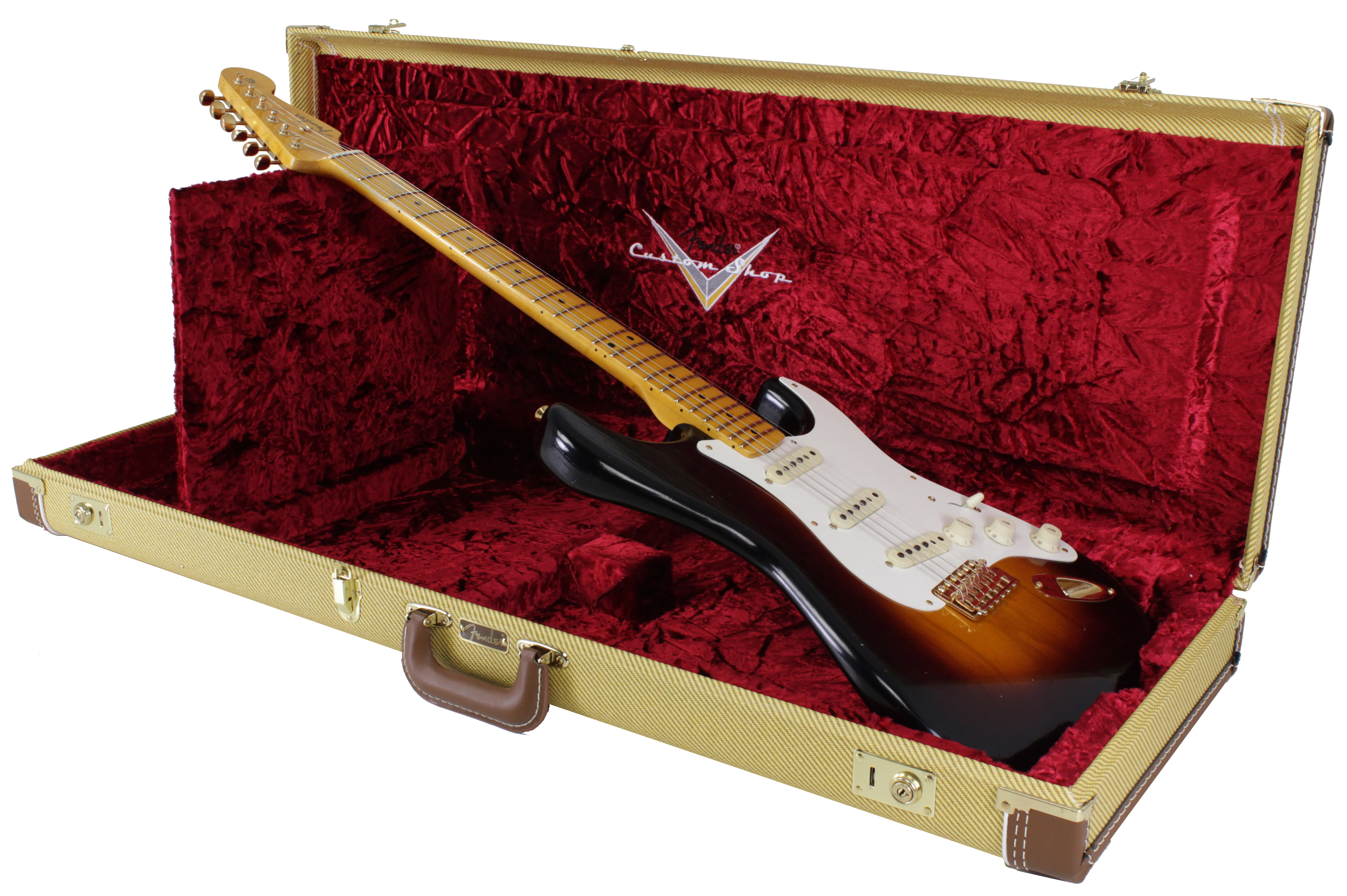Fender Custom Shop 57 Vintage Custom Relic Strat Guitar, Wide Fade 2TS - Image 9