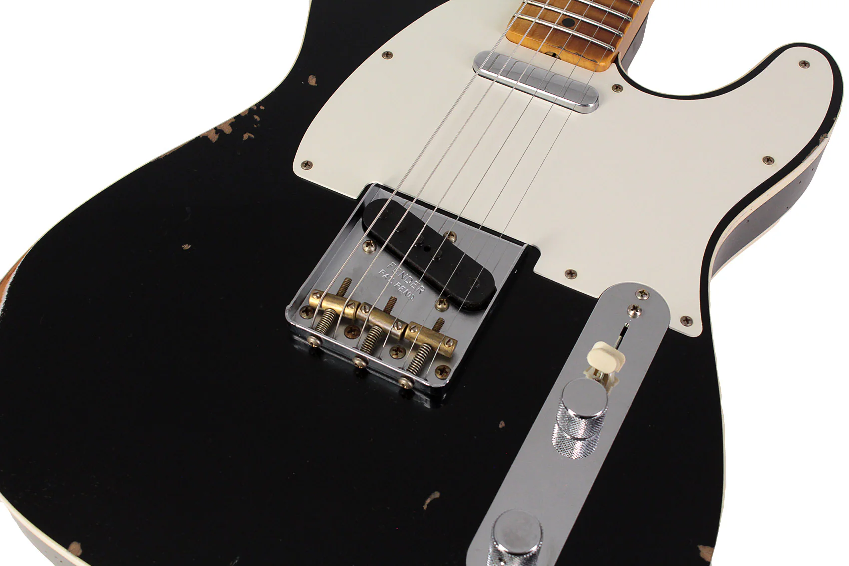 Fender Custom Shop 59 Tele Custom, Relic, Aged Black - Image 3