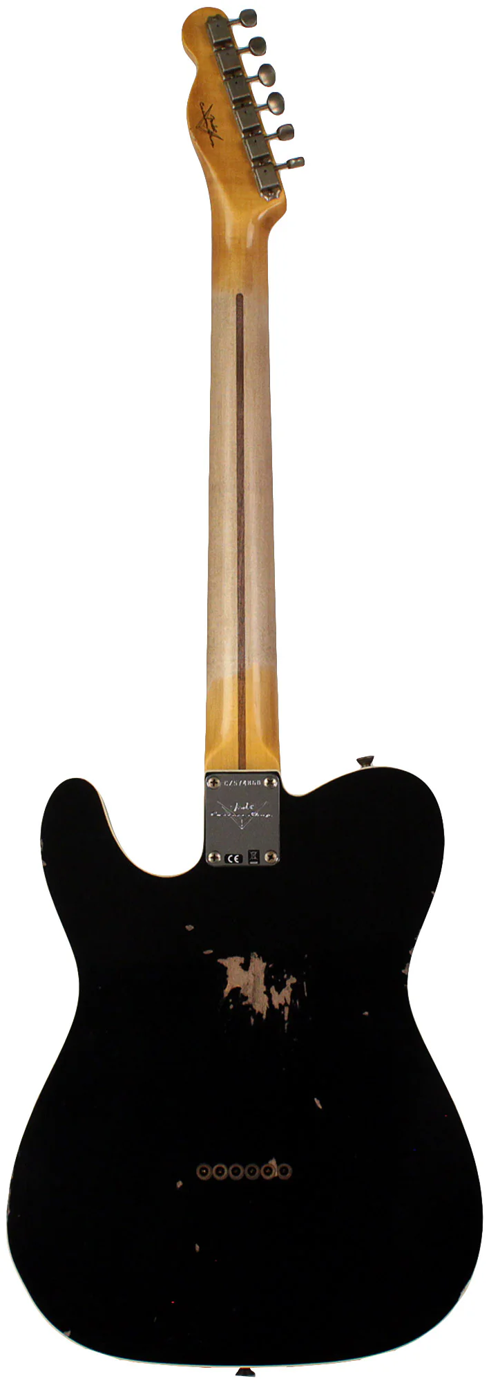 Fender Custom Shop 59 Tele Custom, Relic, Aged Black - Image 7