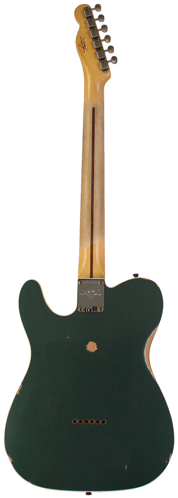 Fender Custom Shop 59 Tele Custom, Relic, Aged Sherwood Green Metallic - Image 7