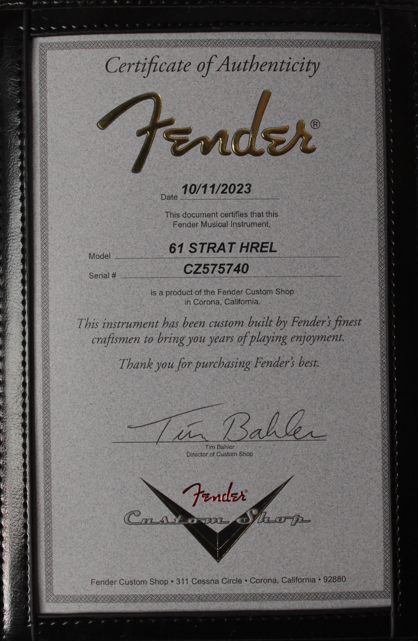 Fender Custom Shop '61 Strat, Heavy Relic, Aged Ocean Turquoise over 3-Color Burst - Image 10