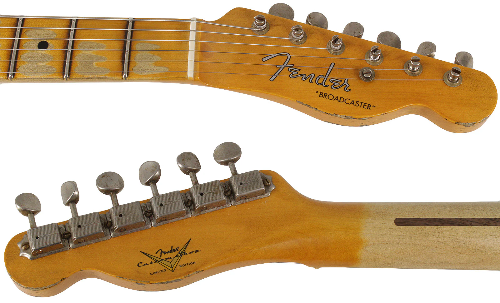 Fender Custom Shop 70th Anniversary Broadcaster, Heavy Relic, Aged Nocaster Blonde - Image 8