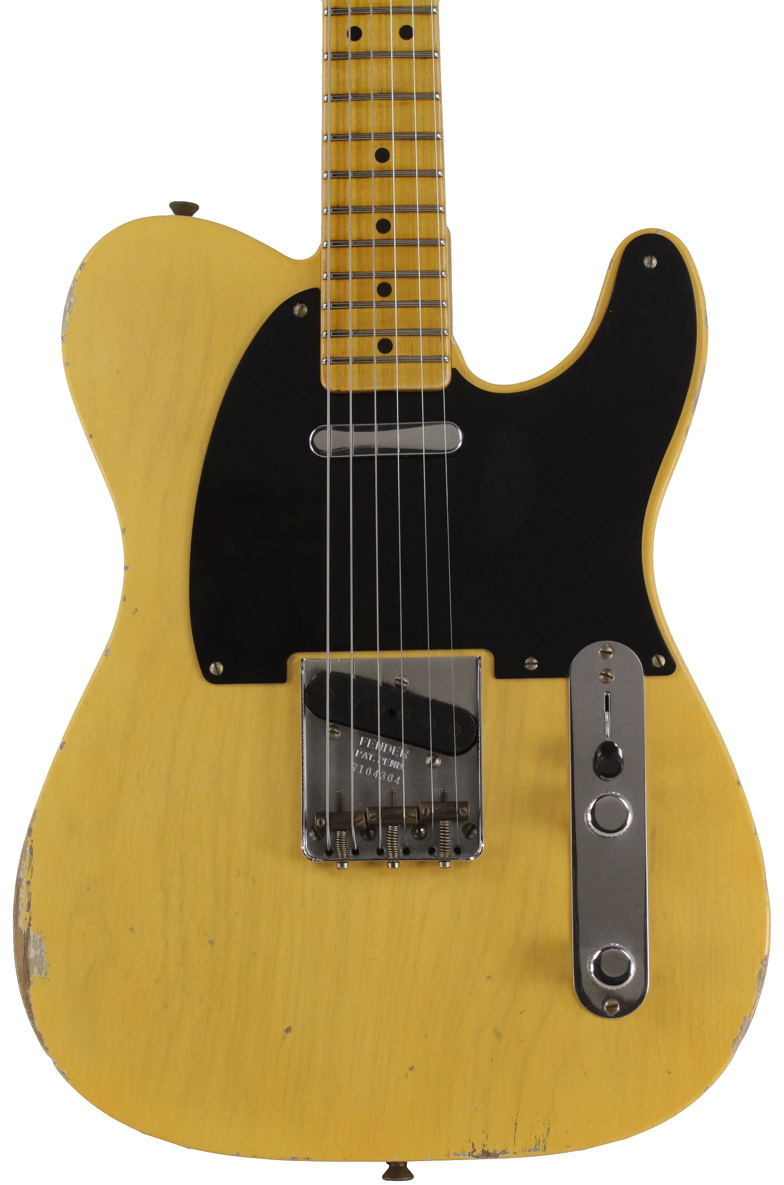 Fender Custom Shop 70th Anniversary Broadcaster, Relic, Aged Nocaster Blonde - Image 6