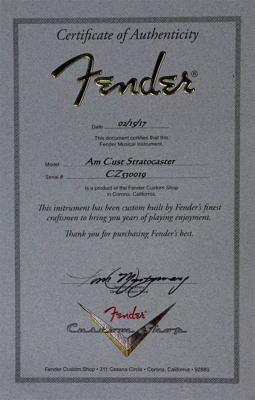 Fender Custom Shop American Custom NOS Roasted Strat - Dirty White Blonde - NAMM - Image 12