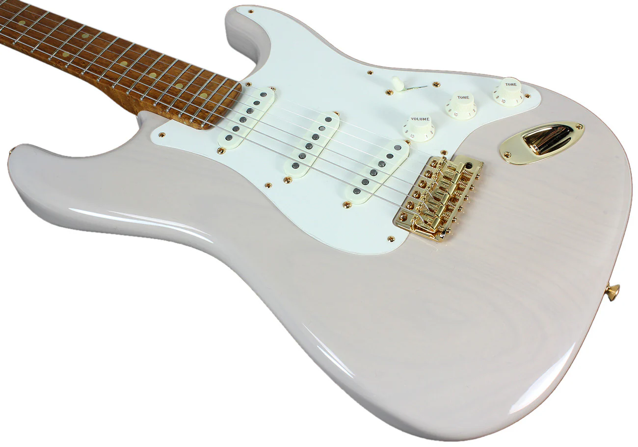 Fender Custom Shop American Custom NOS Roasted Strat - Dirty White Blonde - NAMM - Image 6