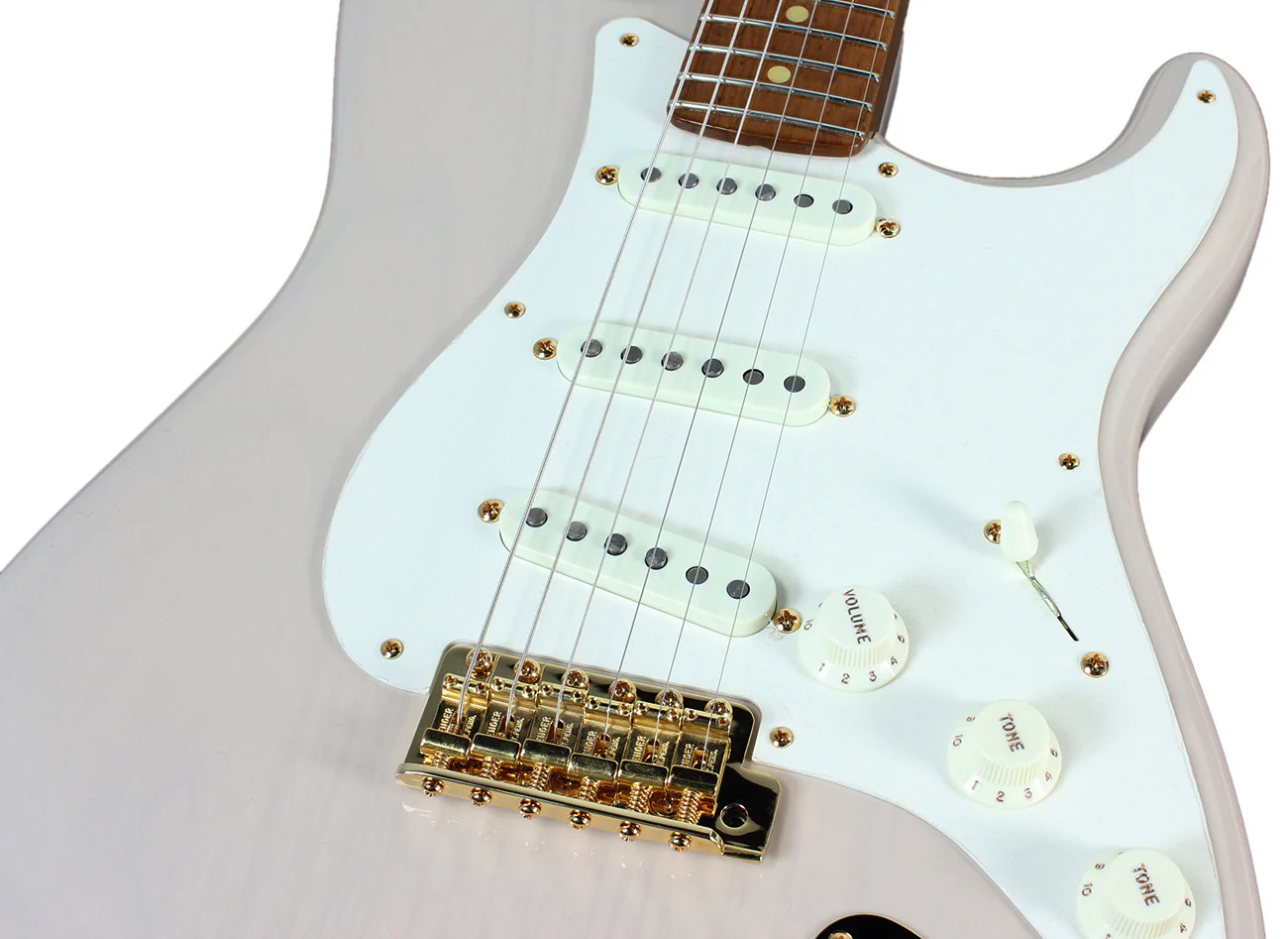 Fender Custom Shop American Custom NOS Roasted Strat - Dirty White Blonde - NAMM - Image 7