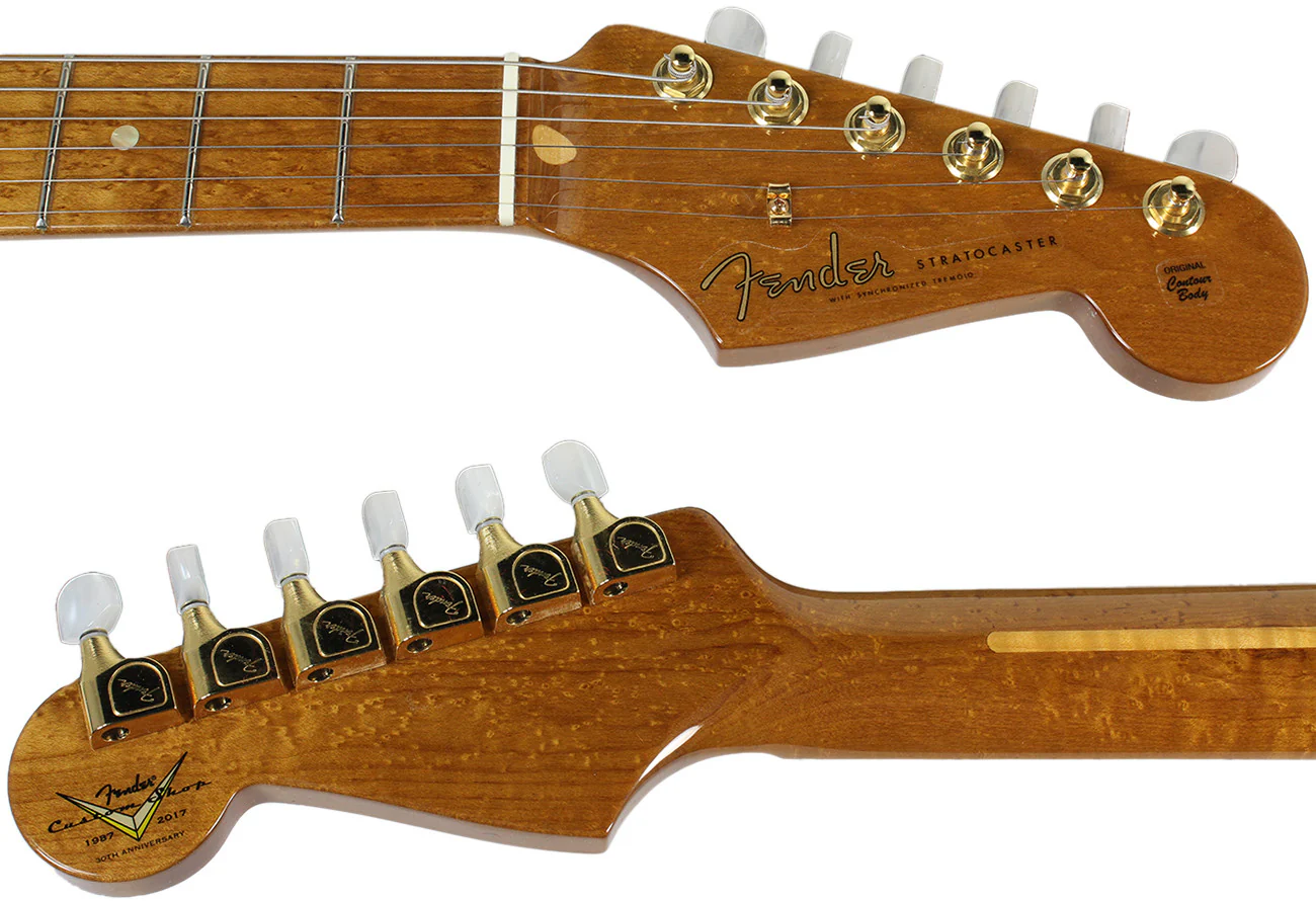 Fender Custom Shop American Custom NOS Roasted Strat - Dirty White Blonde - NAMM - Image 8