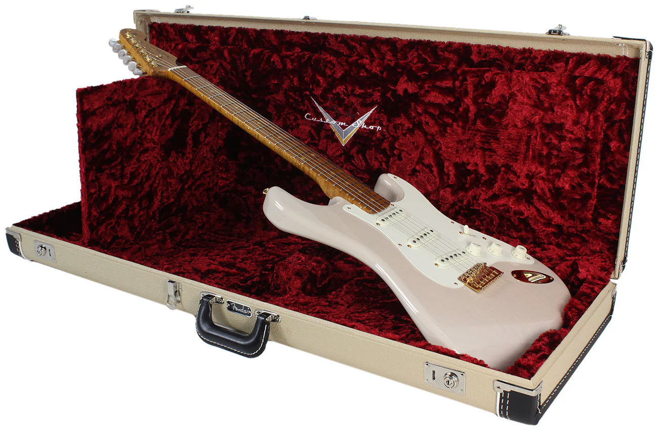 Fender Custom Shop American Custom NOS Roasted Strat - Dirty White Blonde - NAMM - Image 9