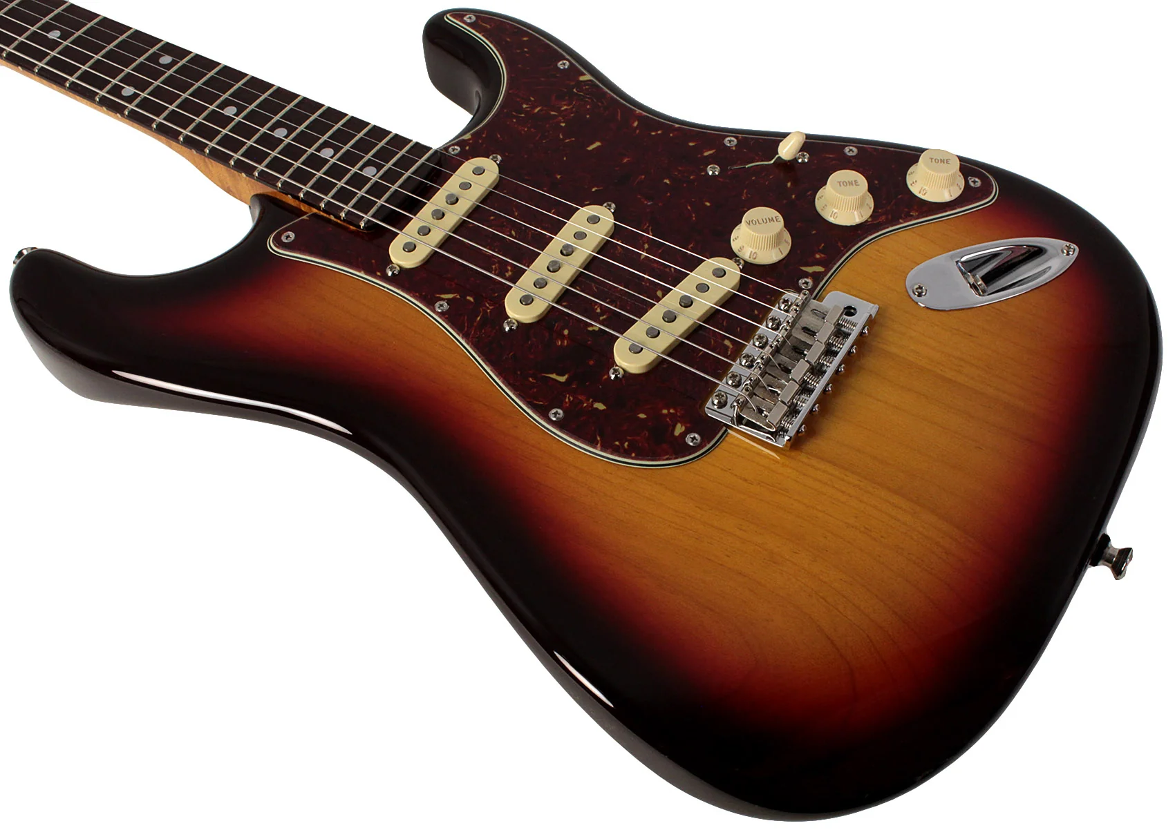 Fender Custom Shop American Custom Strat, NOS, Chocolate 3-Color Sunburst - Image 4