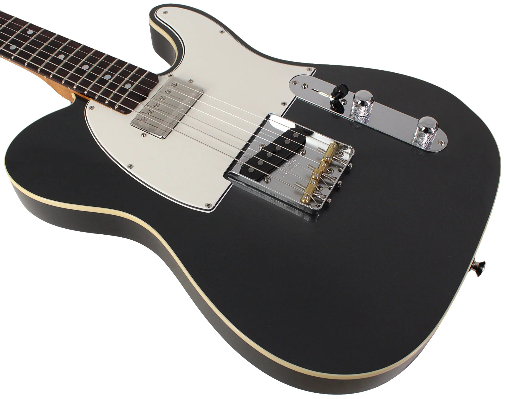 Fender Custom Shop American Custom Tele, NOS, Aged Charcoal Frost Metallic - Image 7