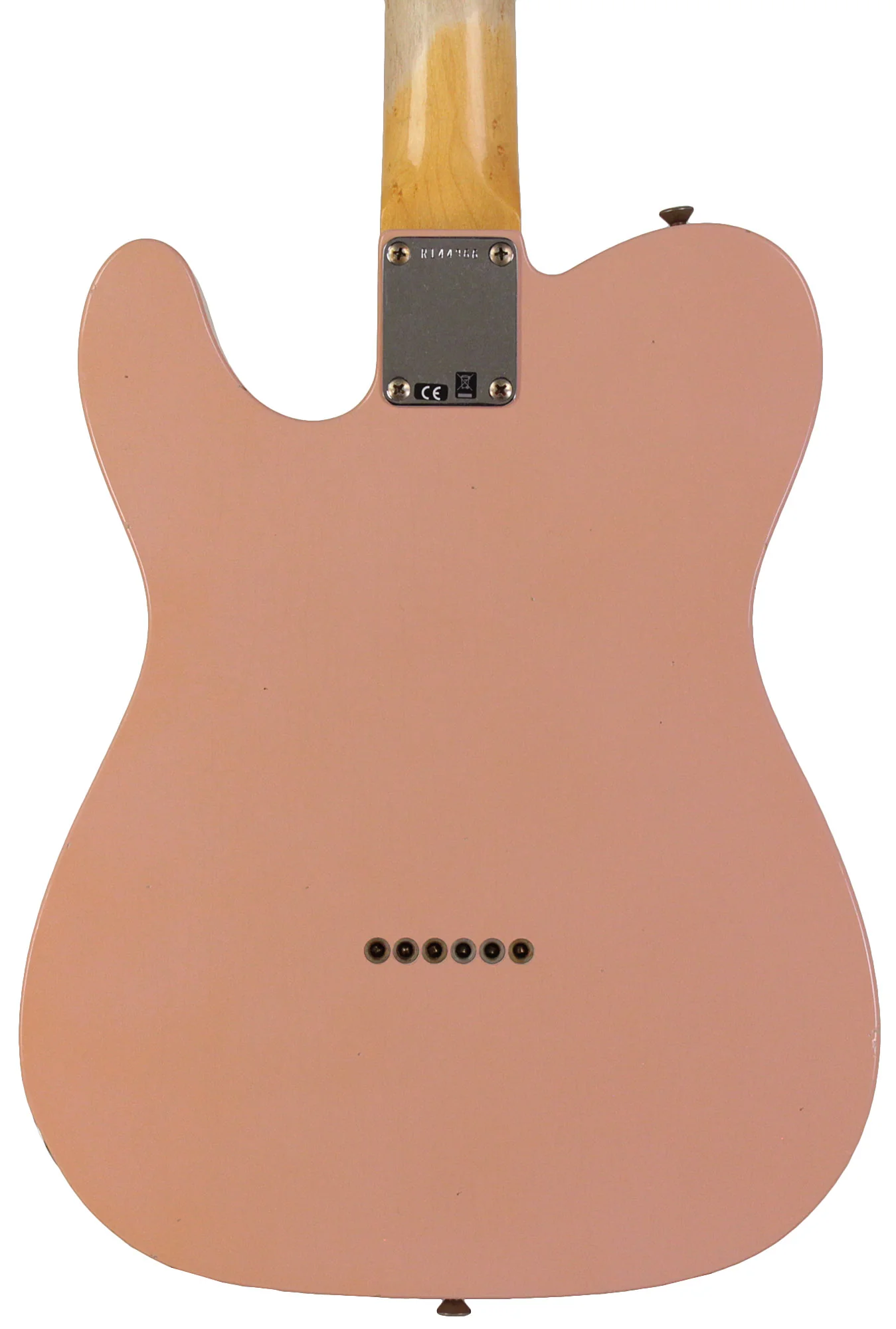 Fender Custom Shop American Custom Tele Thinline, Journeyman Relic, Aged Shell Pink - Image 5