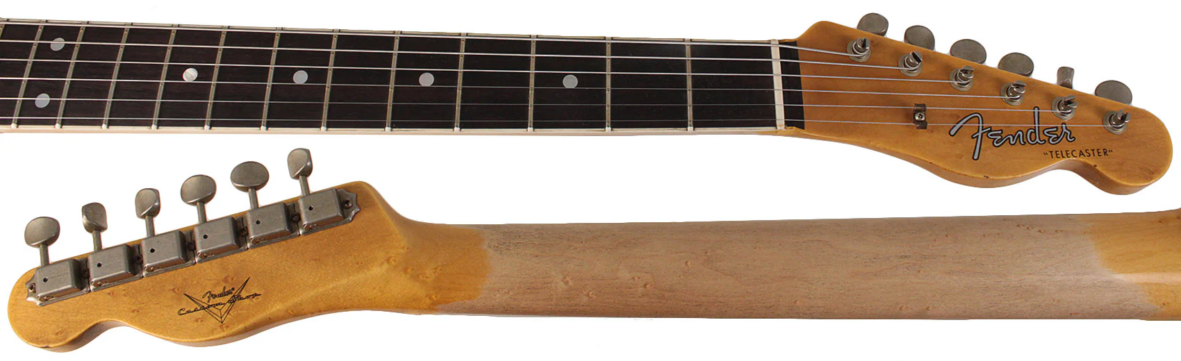 Fender Custom Shop American Custom Tele Thinline, Journeyman Relic, Aged Shell Pink - Image 8