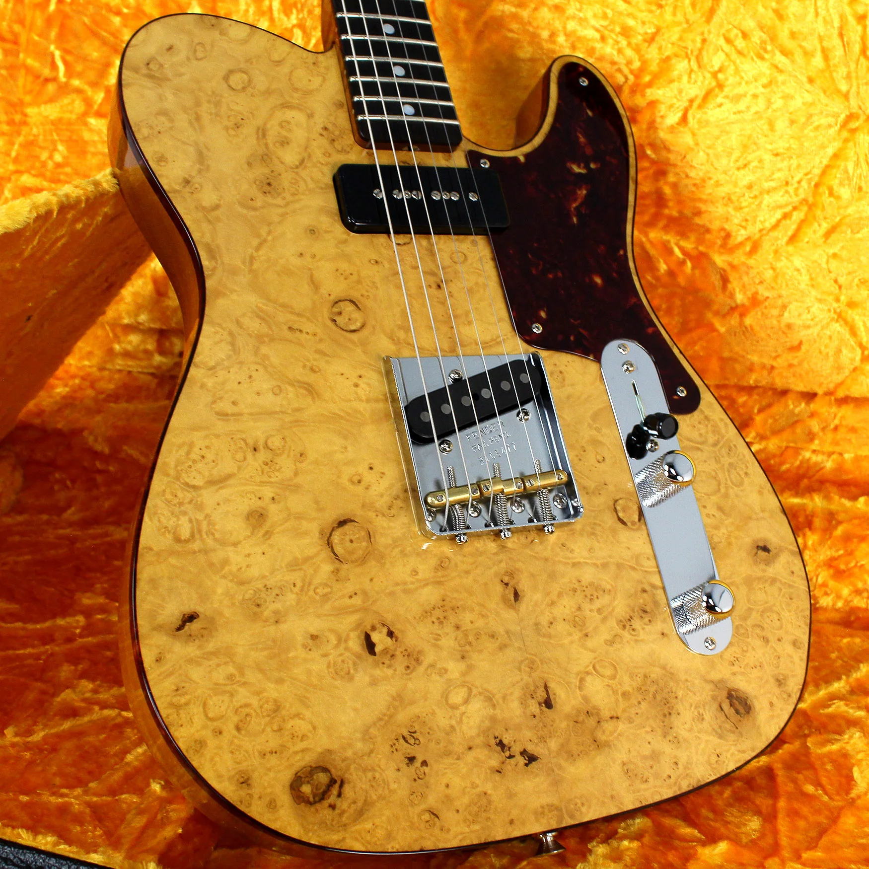 Fender Custom Shop Artisan Burl Maple Telecaster, Aged Natural - Image 14