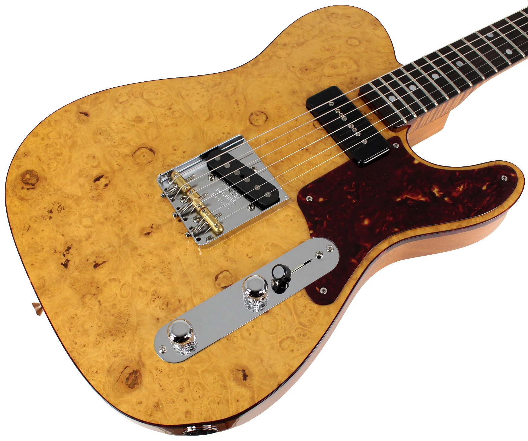 Fender Custom Shop Artisan Burl Maple Telecaster, Aged Natural - Image 2
