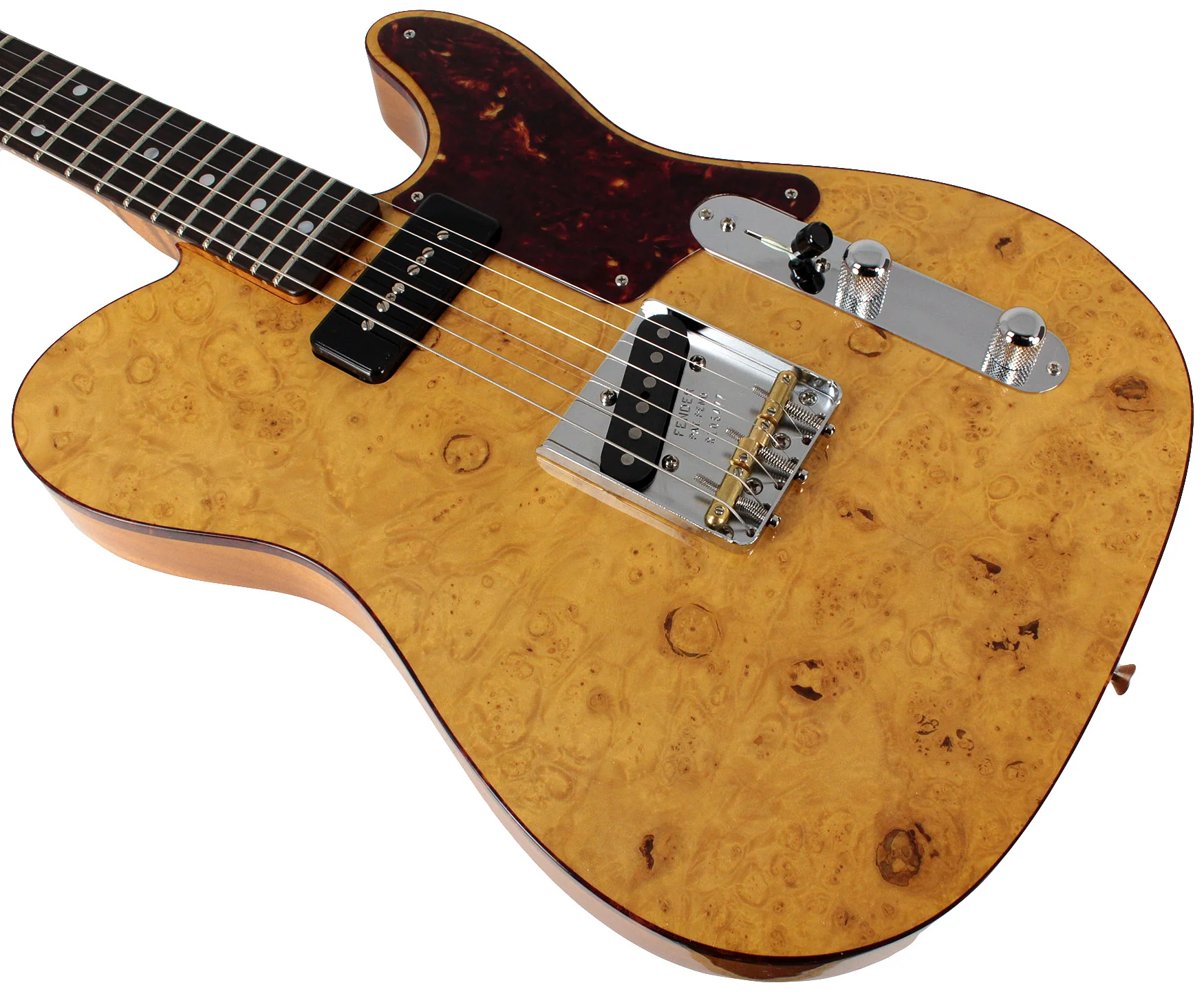 Fender Custom Shop Artisan Burl Maple Telecaster, Aged Natural - Image 5