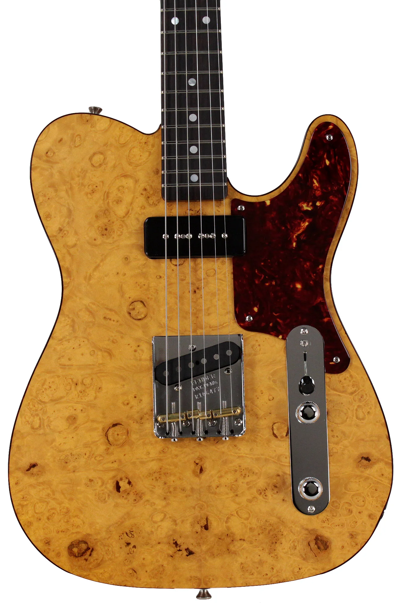 Fender Custom Shop Artisan Burl Maple Telecaster, Aged Natural - Image 7