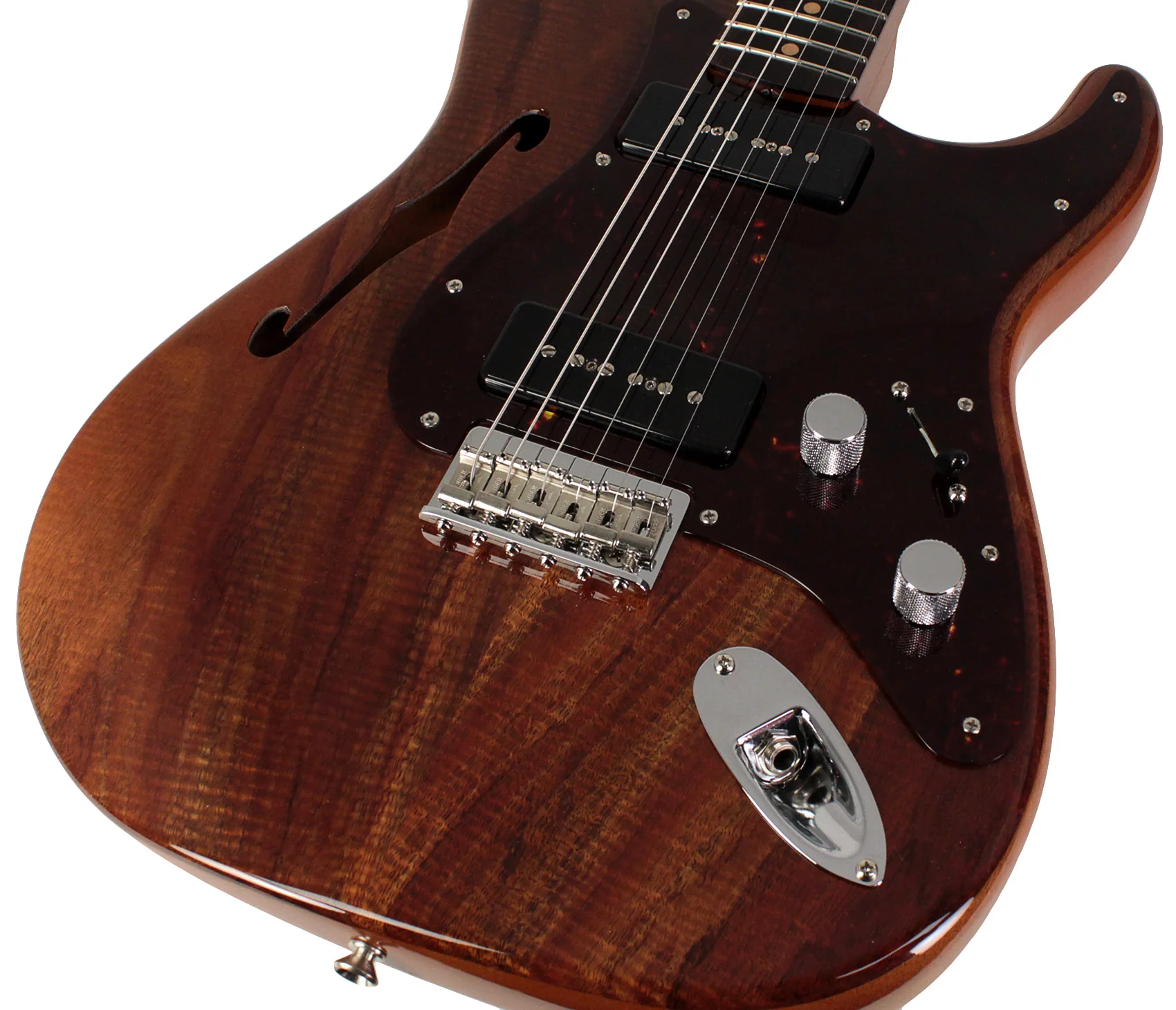 Fender Custom Shop Artisan Dual P90 Koa Stratocaster - Image 3