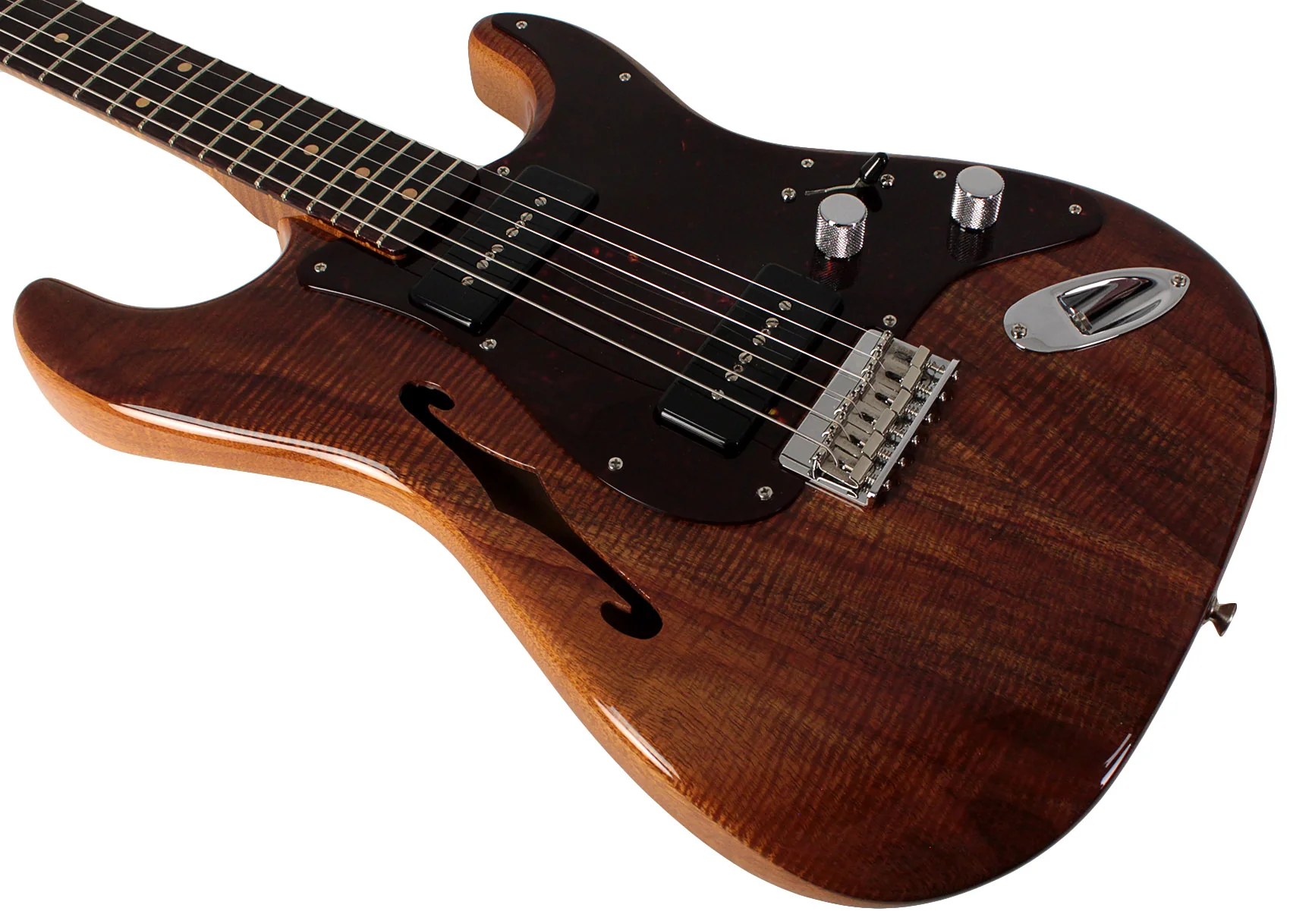 Fender Custom Shop Artisan Dual P90 Koa Stratocaster - Image 4