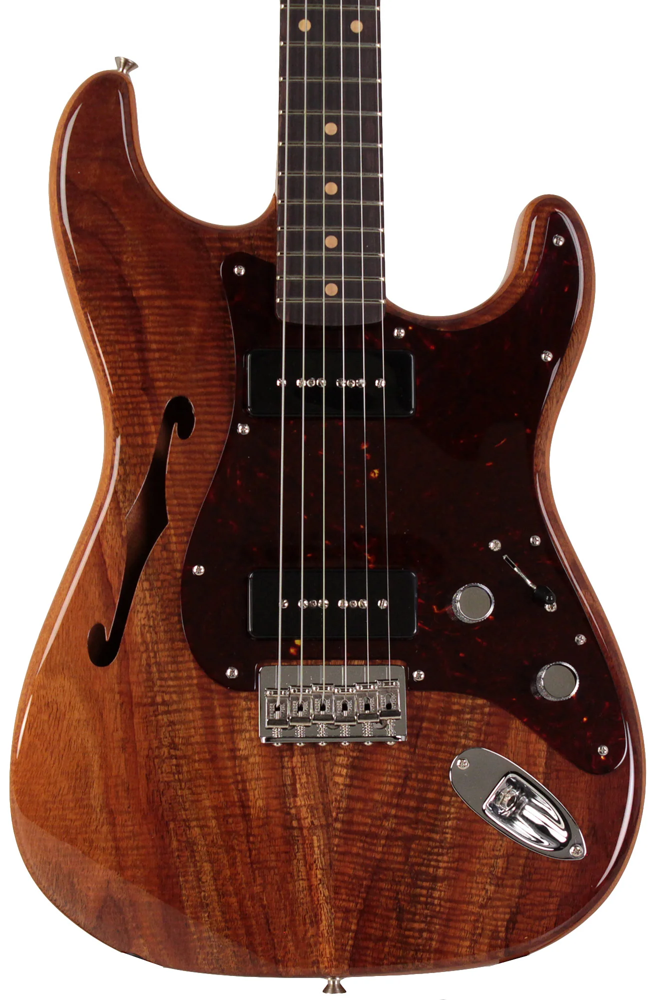 Fender Custom Shop Artisan Dual P90 Koa Stratocaster - Image 5