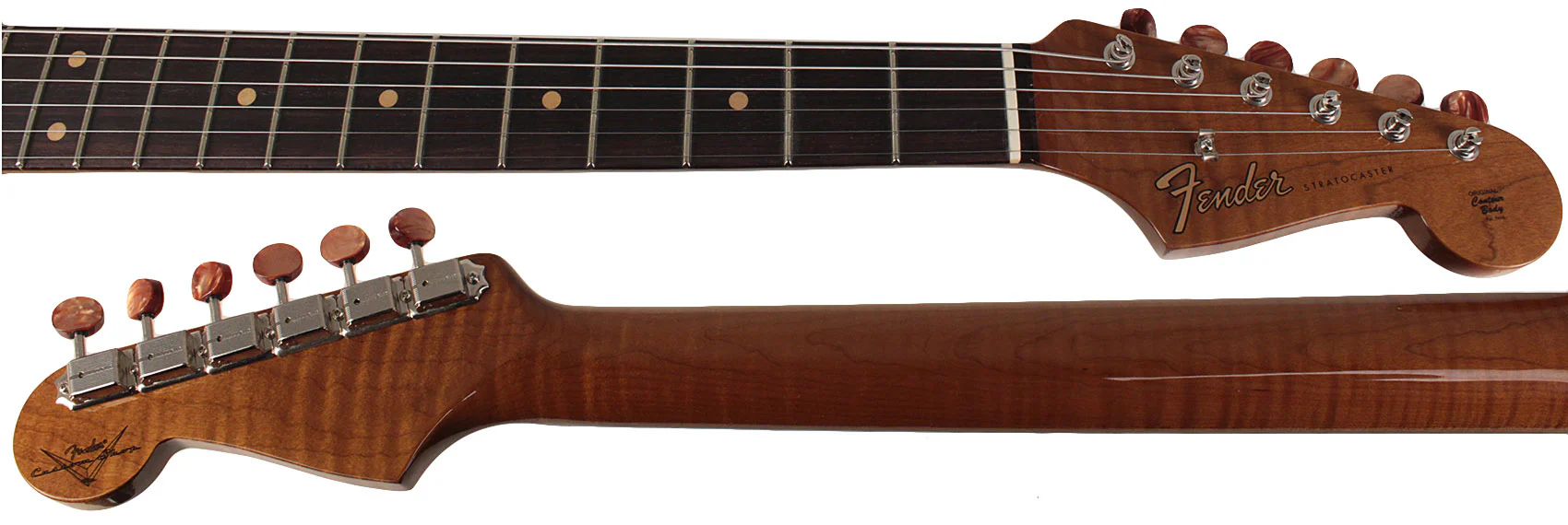 Fender Custom Shop Artisan Dual P90 Koa Stratocaster - Image 8