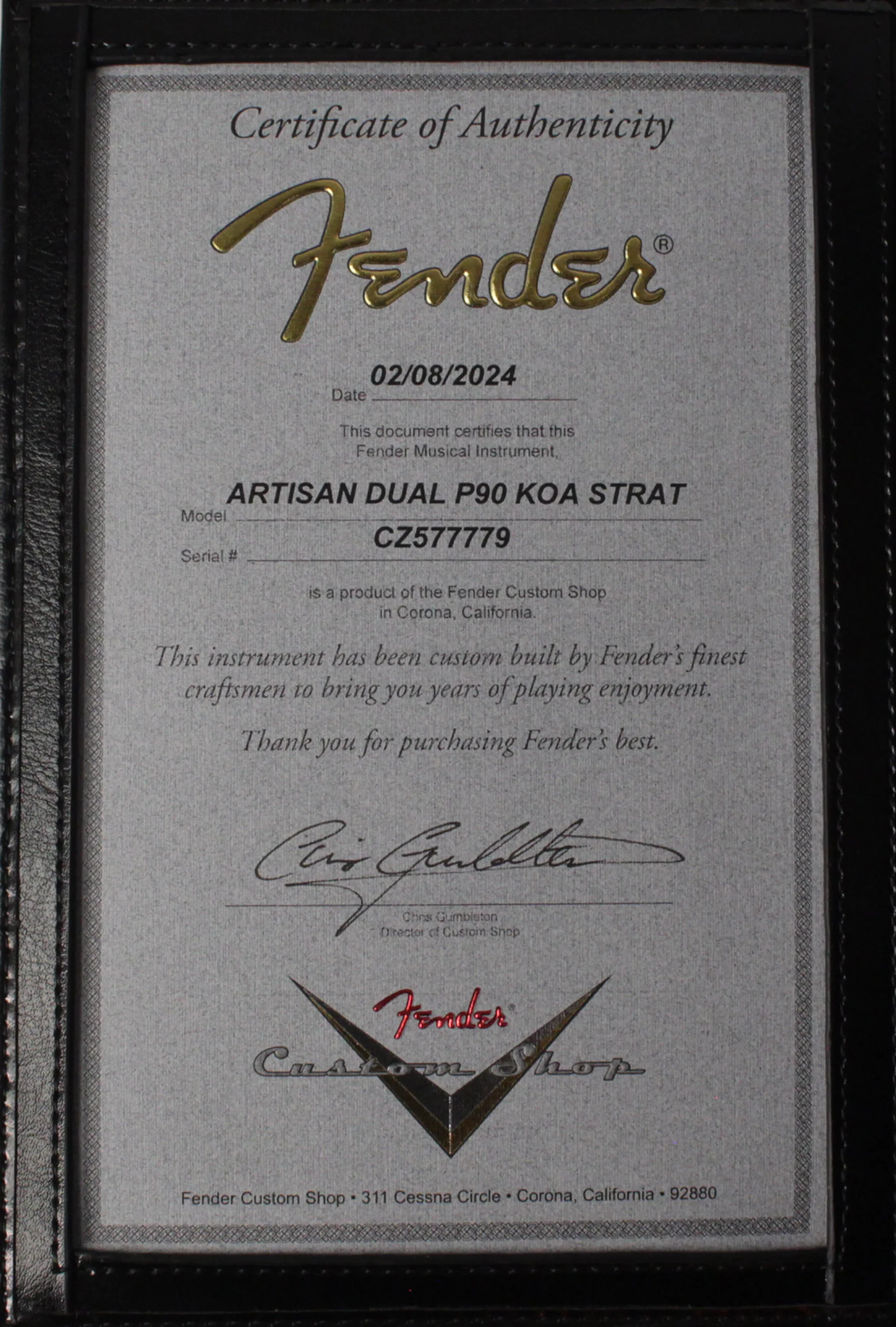 Fender Custom Shop Artisan Dual P90 Koa Stratocaster - Image 12