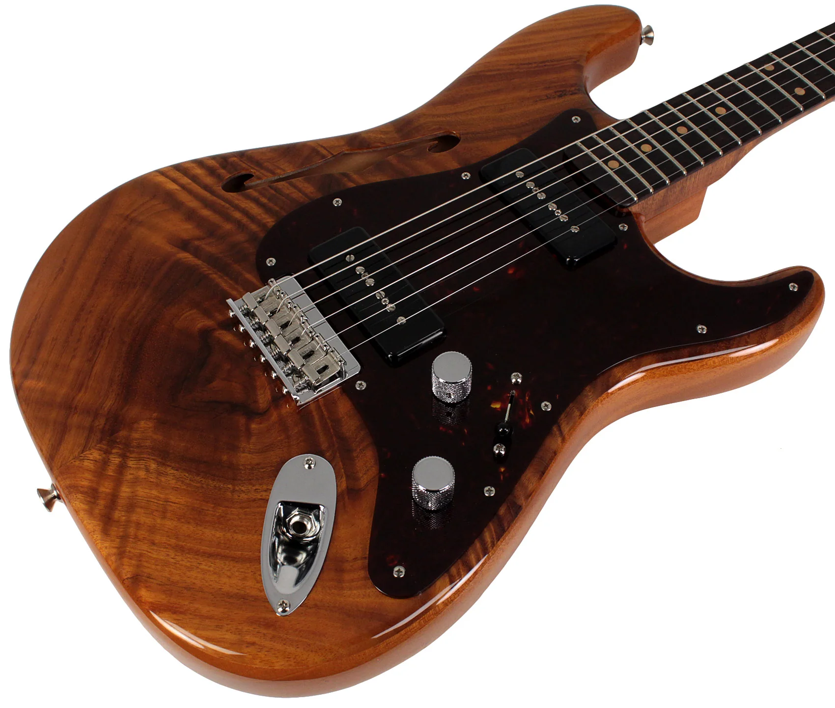 Fender Custom Shop Artisan Dual P90 Koa Stratocaster - Image 2
