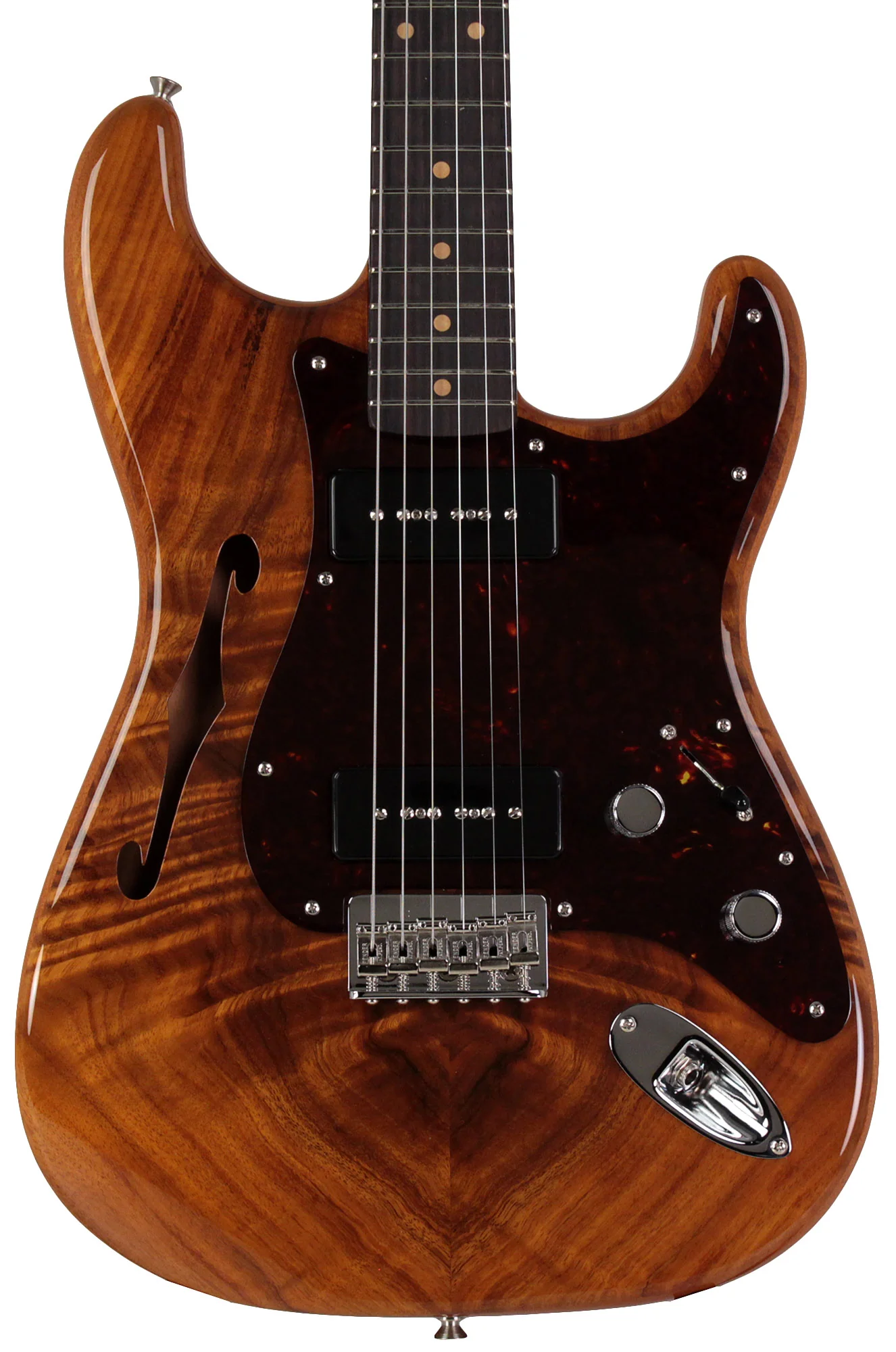Fender Custom Shop Artisan Dual P90 Koa Stratocaster - Image 7
