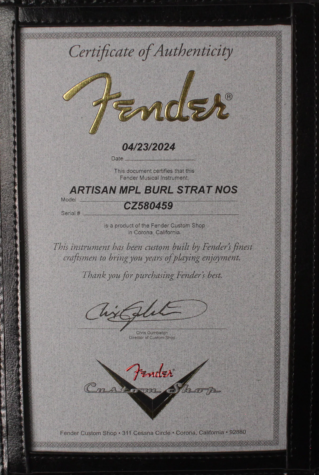 Fender Custom Shop Artisan Maple Burl Stratocaster, Roasted Ash, AAAA Burl - Image 9