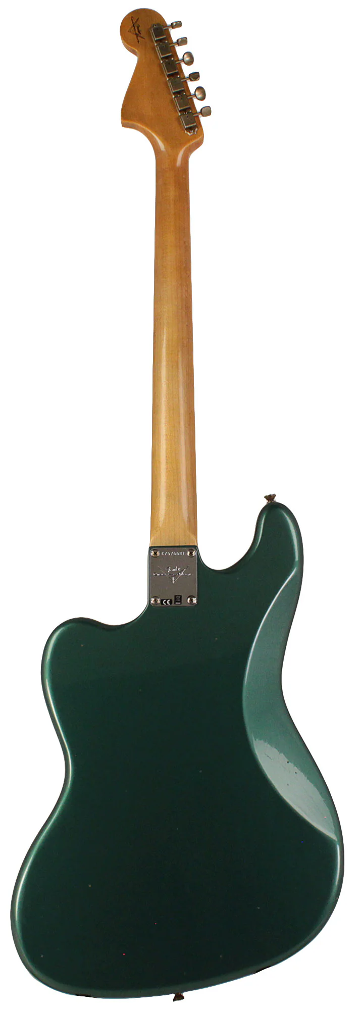 Fender Custom Shop Bass VI Guitar, Journeyman Relic, Aged Sherwood Green Metallic - Image 7