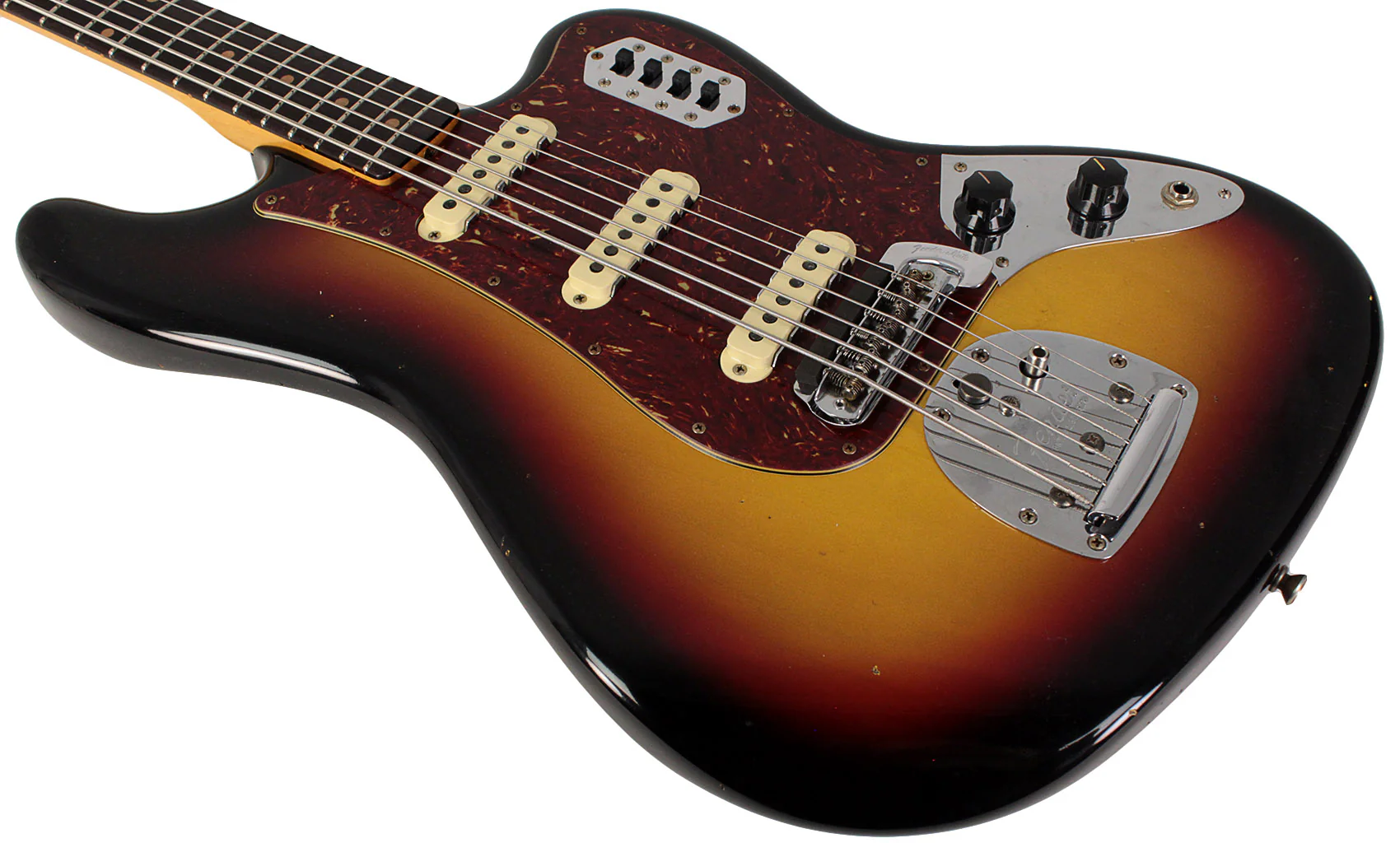 Fender Custom Shop Bass VI, Journeyman Relic, 3 Color Sunburst - Image 4