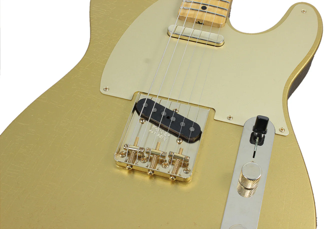 Fender Custom Shop Limited Edition Closet Classic HLE Gold Telecaster - Image 7