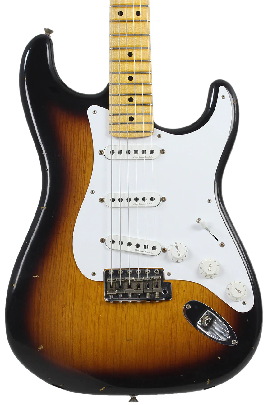Fender Custom Shop Eric Clapton Journeyman Stratocaster Relic Guitar - 2-Tone Sunburst - Image 3