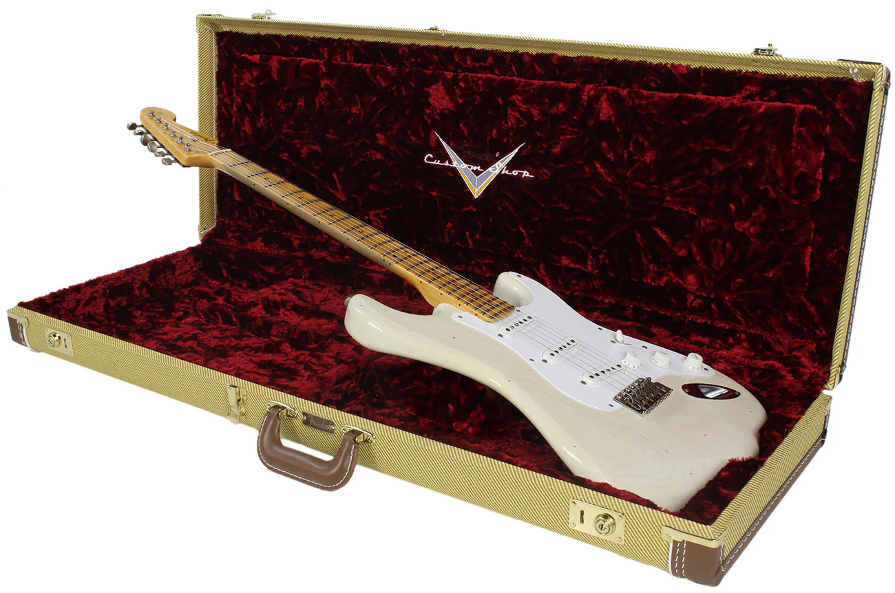 Fender Custom Shop Eric Clapton Journeyman Stratocaster Relic Guitar - Aged White Blonde - Image 11