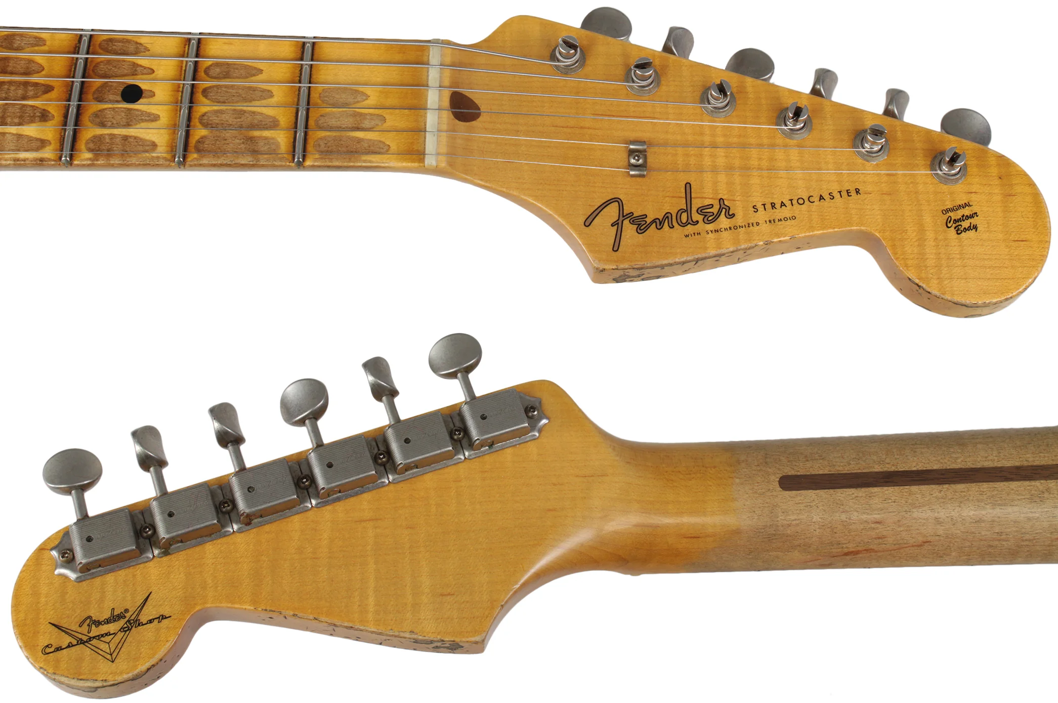 Fender Custom Shop Heavy Relic 1958 Stratocaster, Aged Black - Image 8