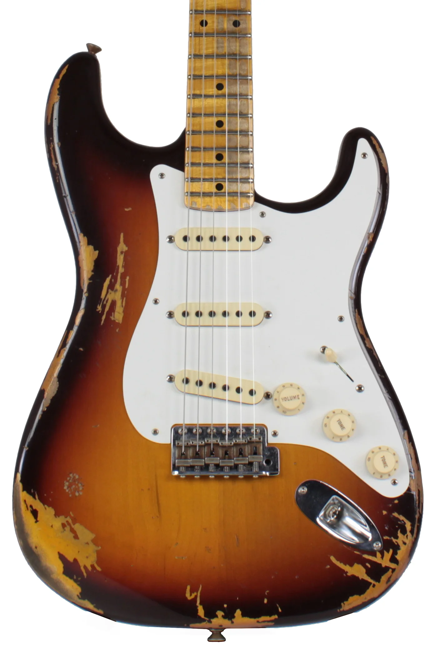 Fender Custom Shop Heavy Relic 1958 Stratocaster, Chocolate 3TS - Image 3