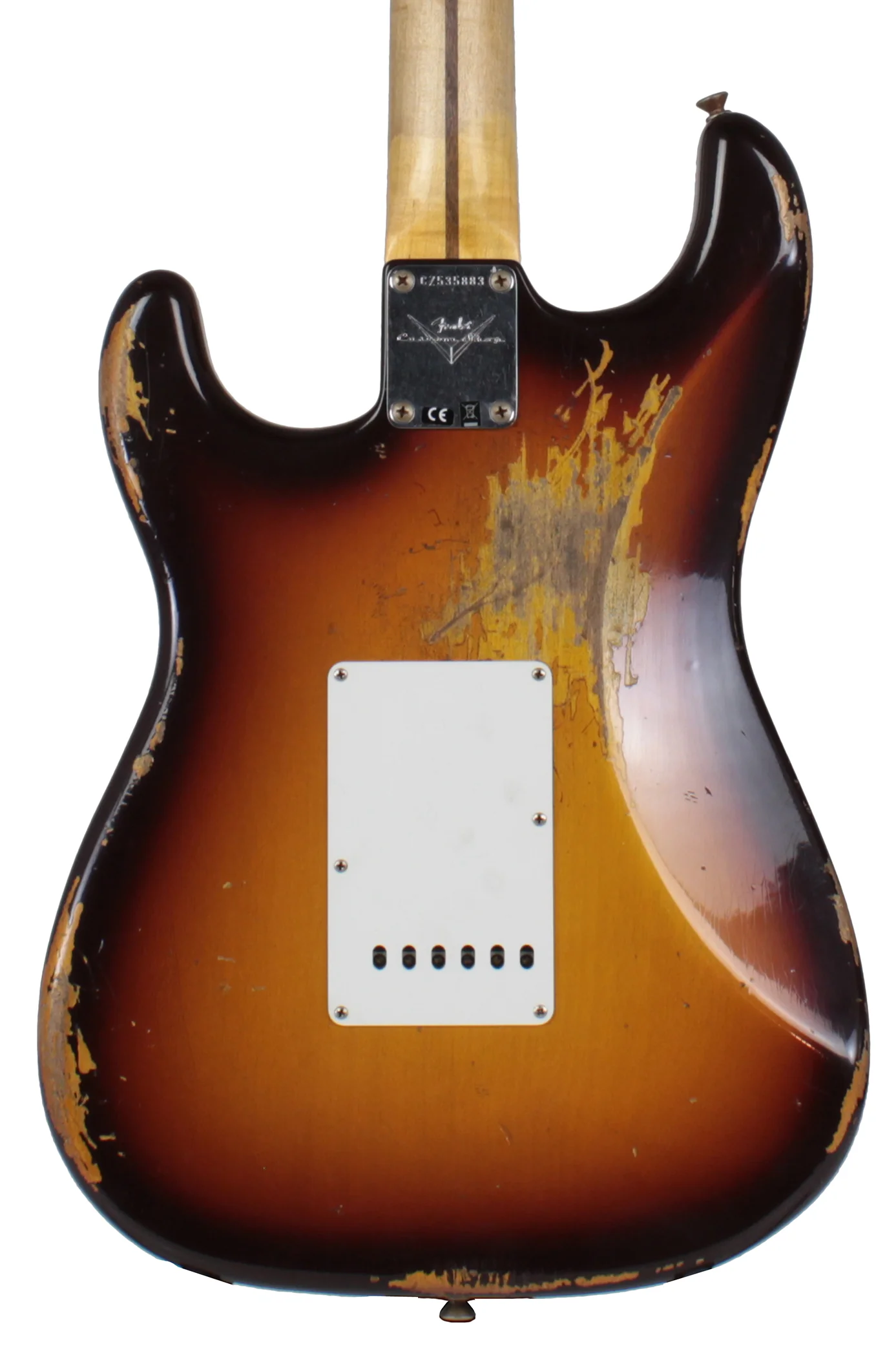 Fender Custom Shop Heavy Relic 1958 Stratocaster, Chocolate 3TS - Image 4