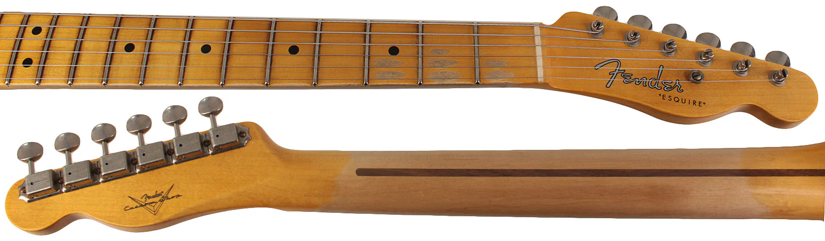 Fender Custom Shop 1950 Double Esquire, Journeyman Relic, Nocaster Blonde - Image 9