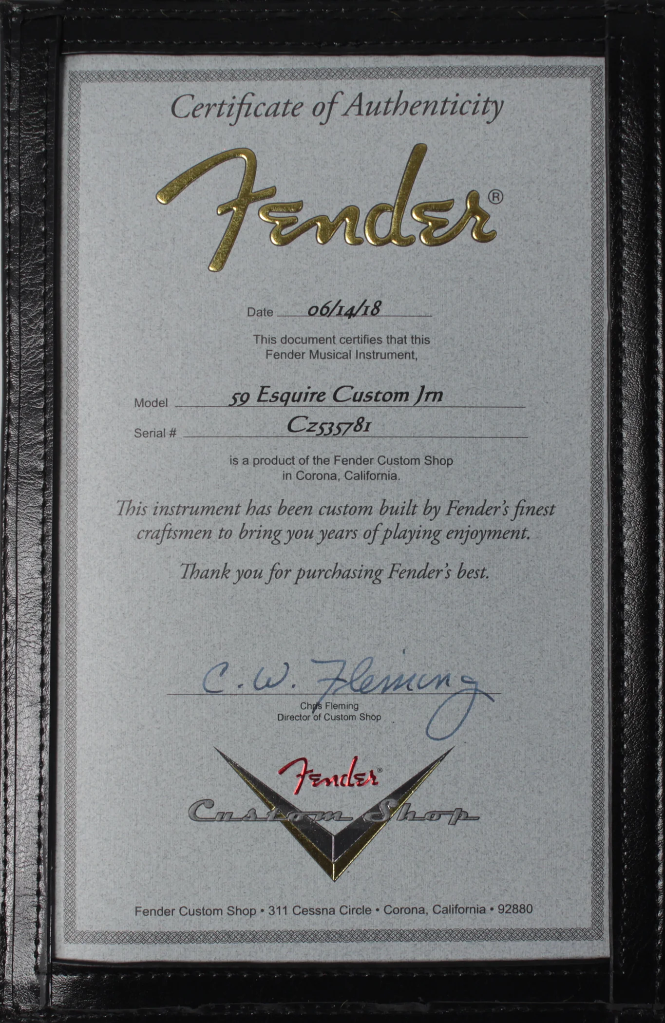 Fender Custom Shop Journeyman 1959 Custom Esquire, Aged Shoreline Gold - Image 10
