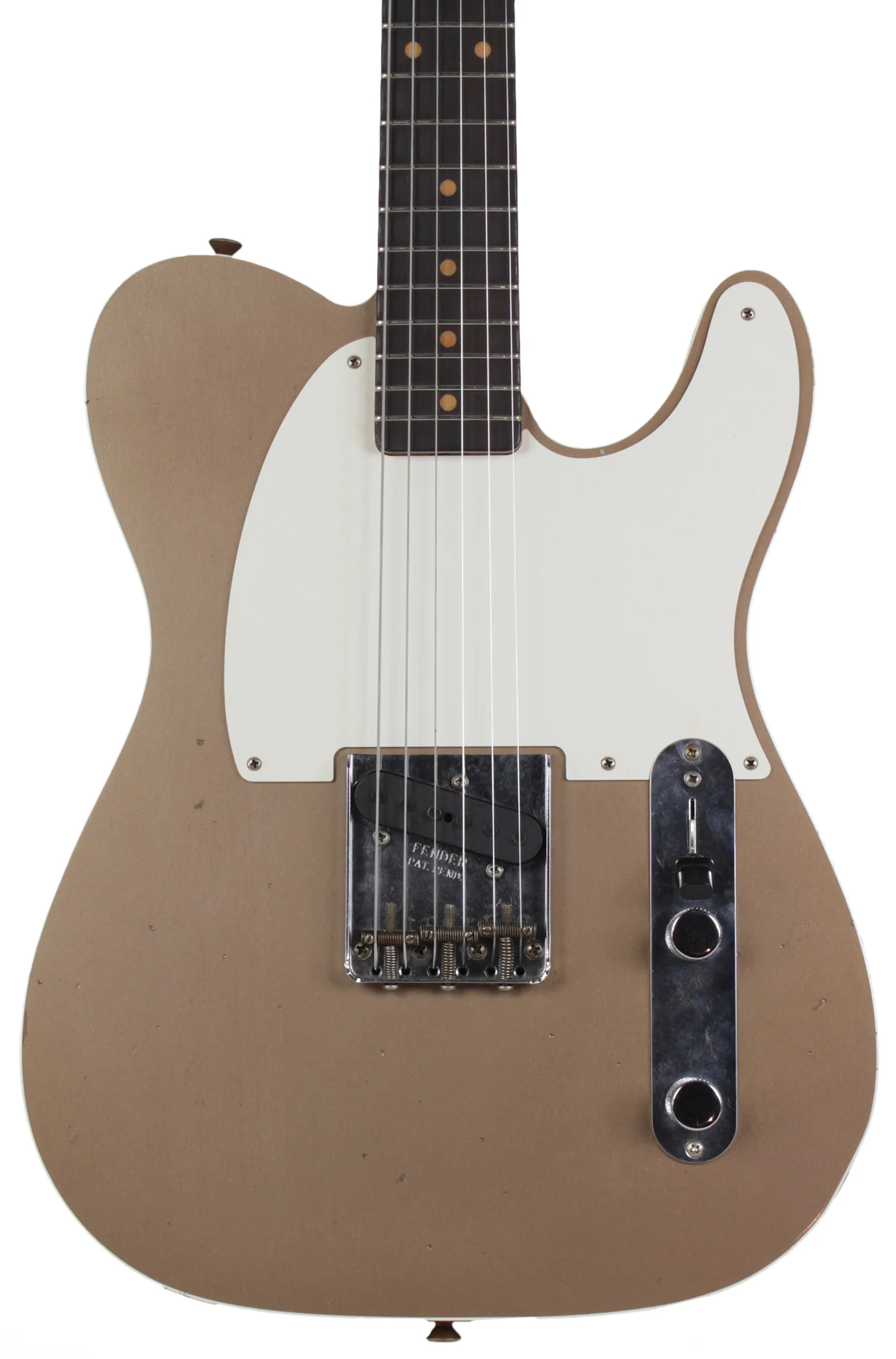 Fender Custom Shop Journeyman 1959 Custom Esquire, Aged Shoreline Gold - Image 3