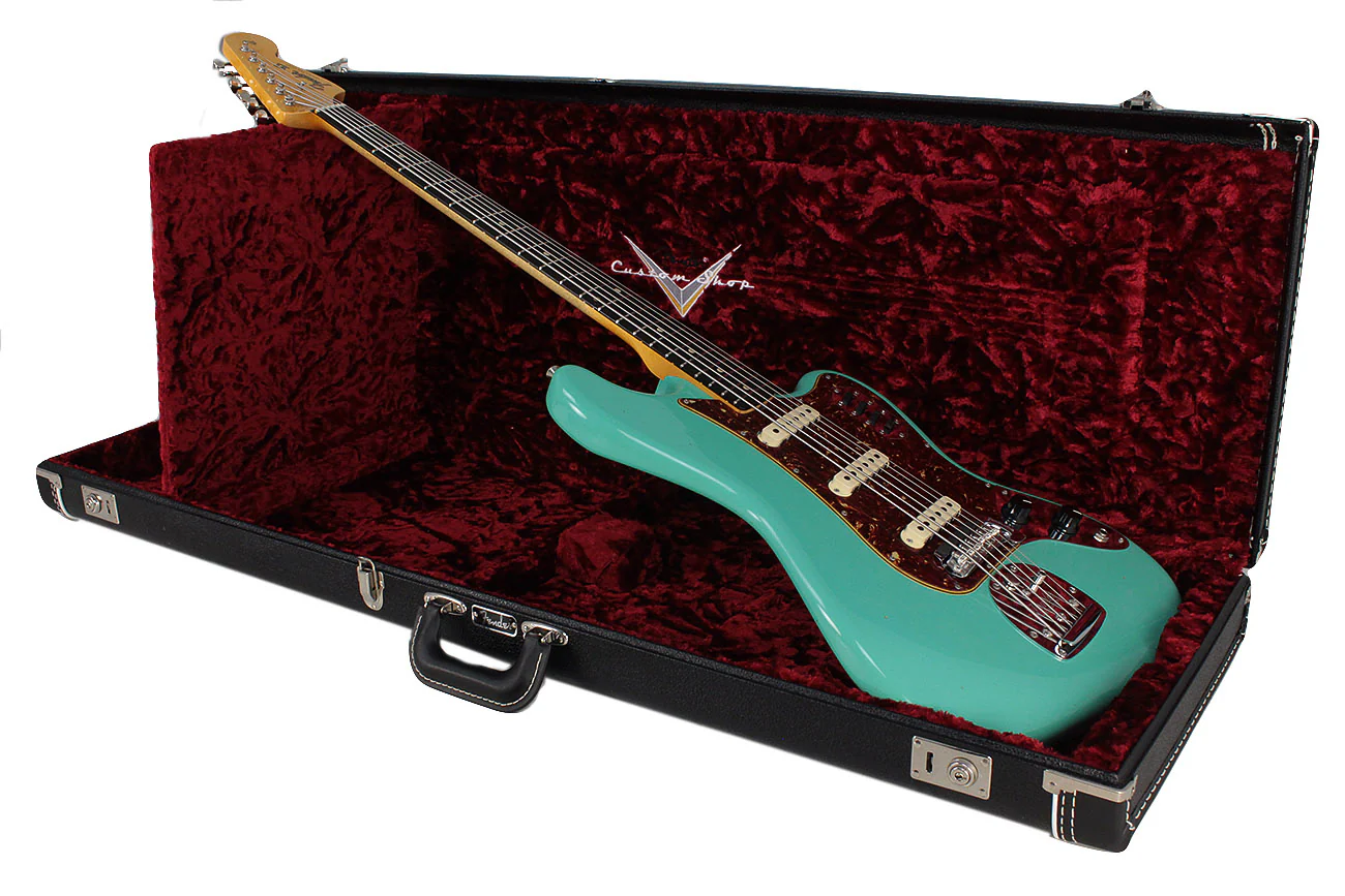 Fender Custom Shop Journeyman 1963 Bass VI, Faded, Aged Sea Foam Green - Image 10