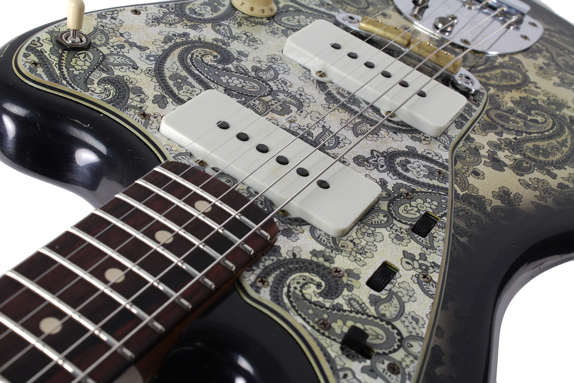 Fender Custom Shop Journeyman Relic Jazzmaster - Black Paisley - Image 6