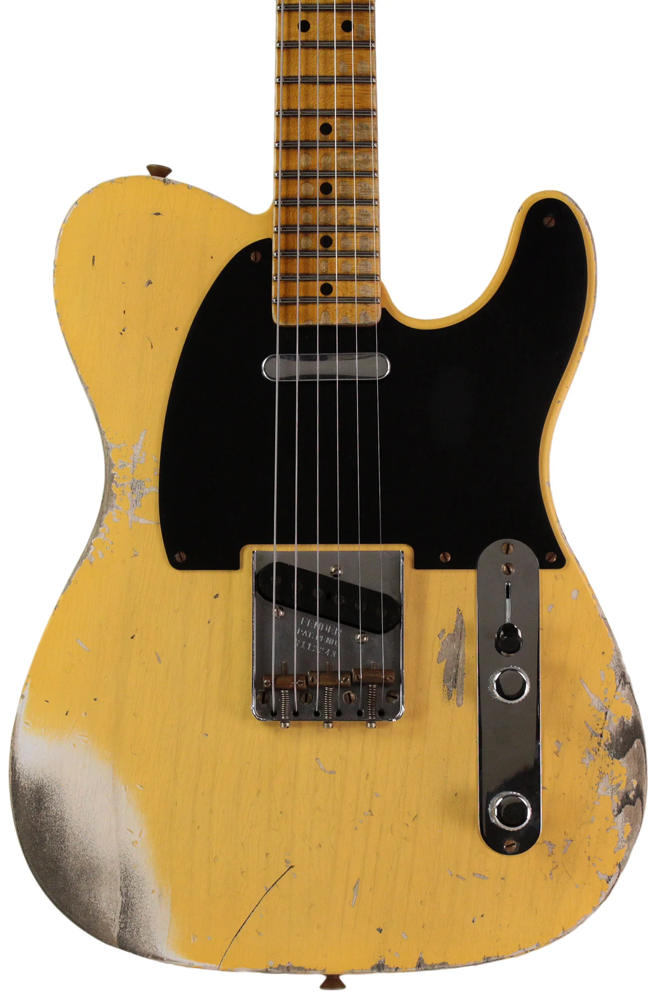 Fender Custom Shop Limited 1951 Telecaster Heavy Relic, Aged Nocaster Blonde - Image 6