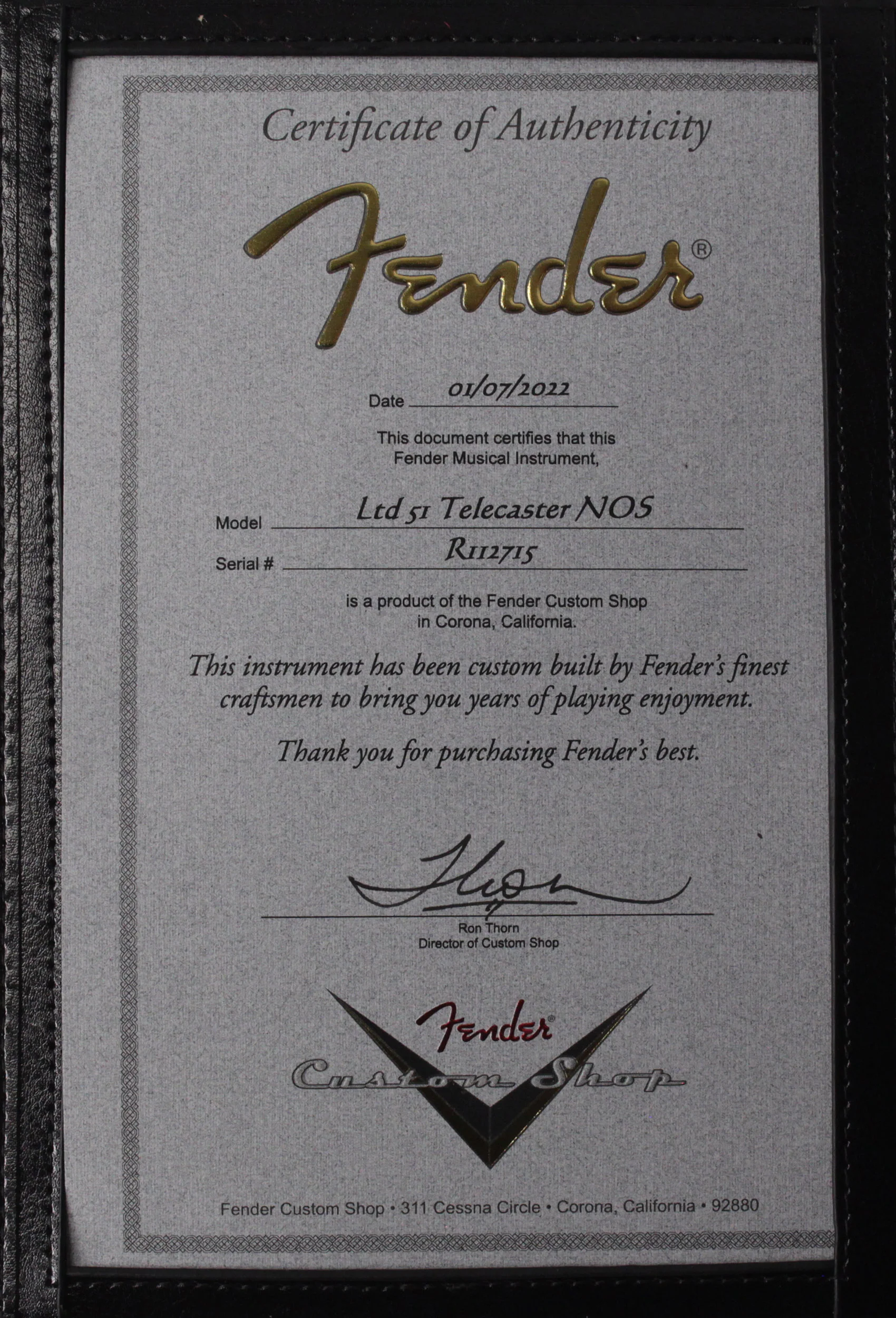 Fender Custom Shop Limited 1951 Telecaster Nos, Faded Nocaster Blonde - Image 9