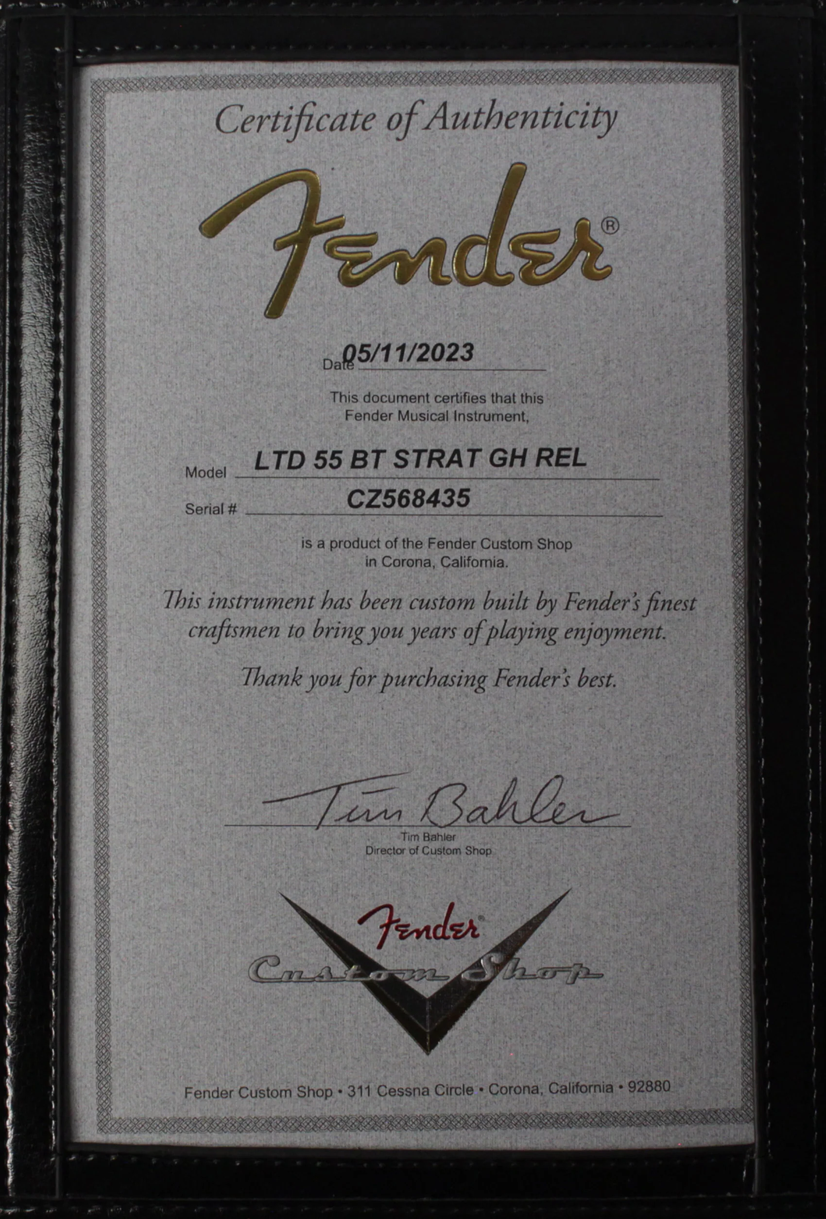 Fender Custom Shop Limited 1955 Bone Tone Strat, Relic, Aged HLE Gold - Image 10