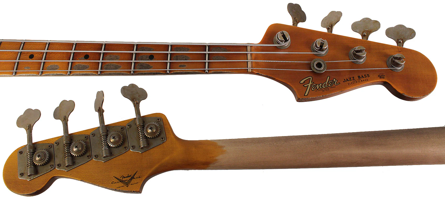 Fender Custom Shop Limited 1959 Precision Bass Special, Relic, Chocolate 3-Color-Sunburst - Image 8