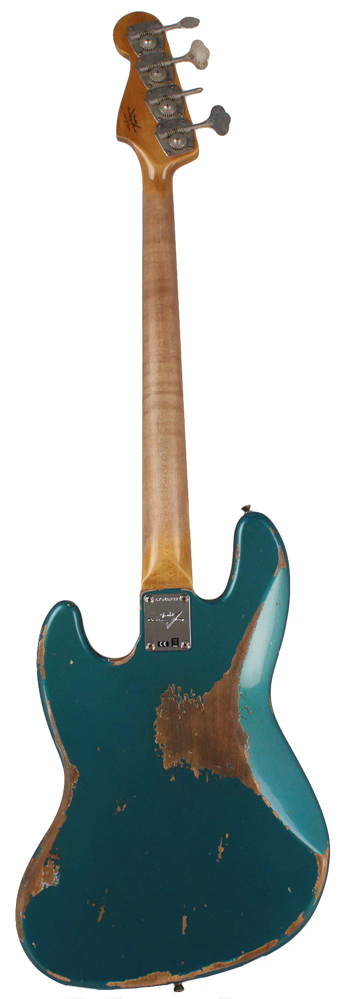 Fender Custom Shop Limited 1960 Jazz Bass, Heavy Relic, Aged Ocean Turquoise - Image 7