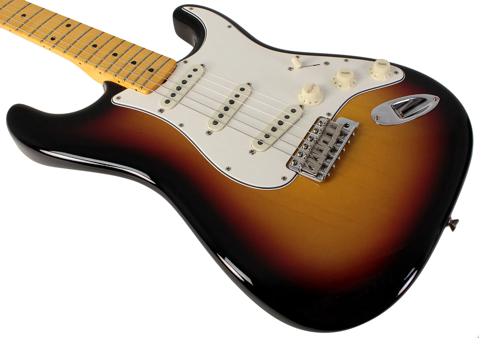 Fender Custom Shop Vintage Custom 1962 Stratocaster NOS Guitar, Maple Fingerboard, 3-Color Sunburst - Image 4